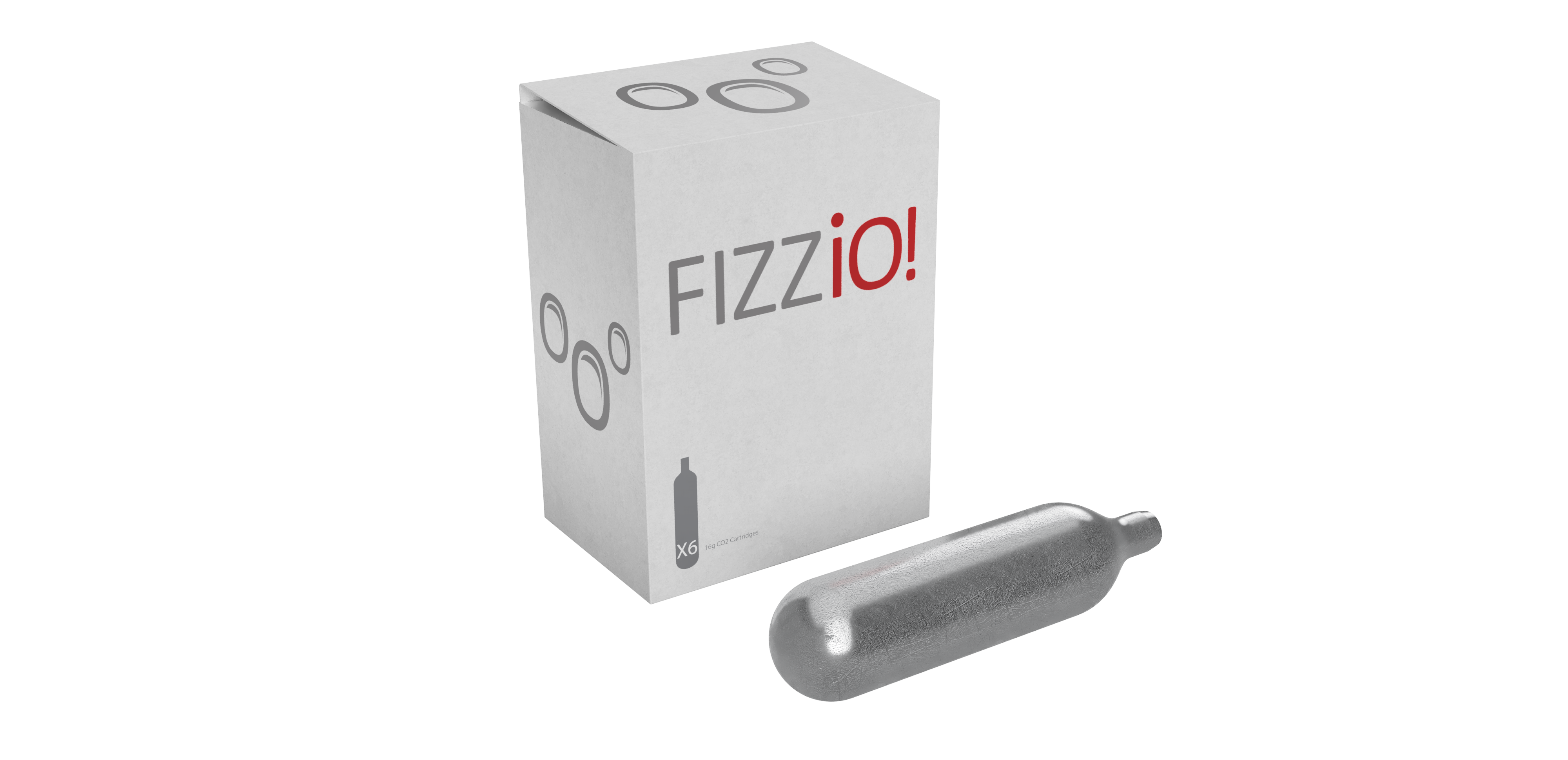 FIZZiO CO2 16 gram 6-Pack