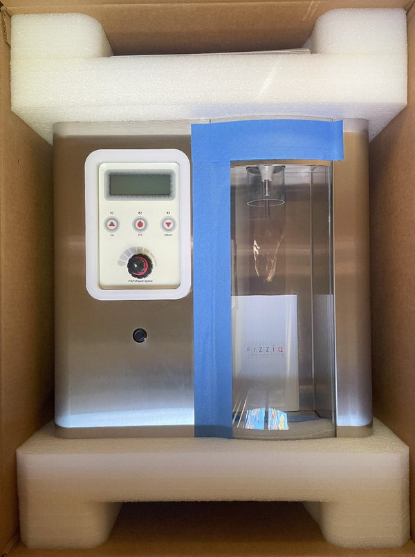 FIZZIQ machine packed in inner box